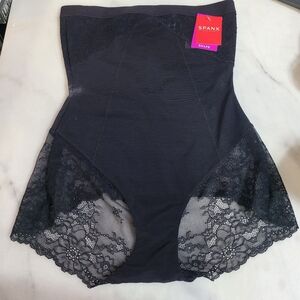 SPANX Elegant Black Shapewear with Lace Accents